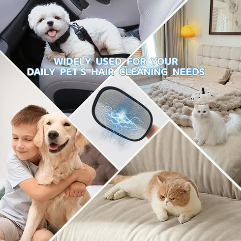 IDQQUQQ 4PCS 4-in-1 Pet Pro Grooming Tool | Pet Grooming Rake | Dog Hair Remover | Dog Shampoo Brush Pet Grooming Kit