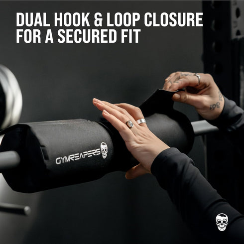 Gymreapers Barbell Squat Pad - Protective Bridge Pad for Hip Thrust, Squats, Lunges - Neck Protection, Hip Support