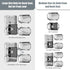 30lbs Dog Car Seat for Medium Small Dogs, Pet Car Seat with Adjustable Safety Belt & Storage Pockets, Breathable