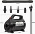 120V 5 ZOOMBROS Electric Air Pump for Inflatable Towable Tube/Boat/Air Mattress/Swim Ring/Pool Toy/Snorkel/Water Sports