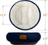 Cat Beds for Indoor Cats 20 Inches Navy Blue, Small Dog Beds for Small Dogs, Extra Soft & Machine Washable