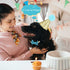 Christmas Pet Party Jazz Hat and Blingbling Bow Tie Breakaway Collar Set - Adjustable Headband for Small Dogs, Cats (01