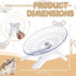 2 Pieces Hamster Wheel Hamster Flying Saucer Fitness Hamster Toys Silent Exercise Wheel Running Wheel for Hamsters Gerbils Mice Hedgehog Guinea Pig and Other Small Pets