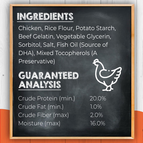 Canine Naturals IrresistiBONES, Long Lasting Puppy Chicken and Rice Chew, 3 Pack, Made with USA Chicken