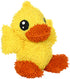 MIGHTY Microfiber Ball Duck – Made with Squeaker Balls, Minimal Stuffing, Strong & Tough, Interactive Play Dog Toy