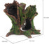 AQUA KT Tree Stump Trunk Hollow Decoration, Betta Cichlid Cave Rocks for Fish Hiding Tank