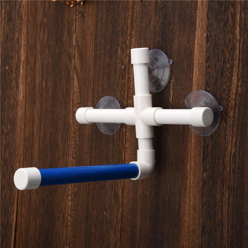 Hypeety Pet Parrot Bath Perches Rack, Suction Cup Bird Window and Shower Perch for Budgies
