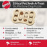Spot Ethical Pet Interactive Seek-A-Treat Shuffle Bone Puzzle Toy for Dog Training and IQ Improvement