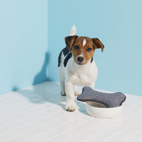 E-Cloth Pet Bowl Scrubber - Bone-Shaped Cleaning Scrubber, Reusable, 100 Wash Guarantee, 2 Pack