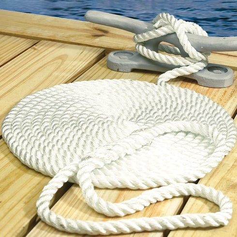 SEACHOICE 3-Strand Twisted Nylon Dock Line