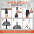 Pulley Cable Machine for Men and Women, Professional Muscle Strength Fitness LAT and Lift System for Home Gym