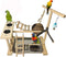 Parrots Playground Bird Play Stand Natural Wood Parrot Perch Gym Playpen Parakeet
