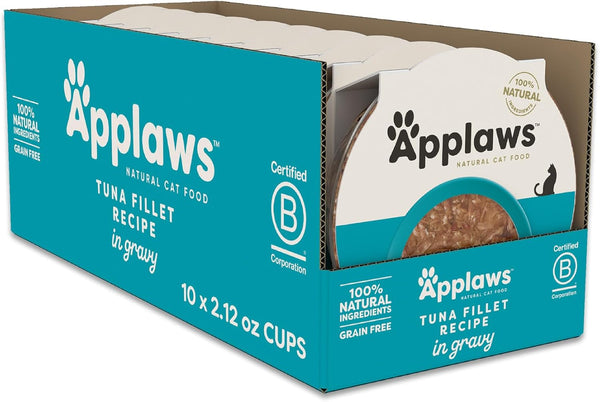 Applaws Natural Wet Cat Food in Gravy, Limited and Natural Ingredients, High