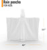 Hagon PRO Disposable Rain Poncho for Kids, Lightweight Waterproof Toddler Rain Coat, 5 Pack