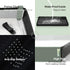 HQ4US 4LEGS 44''x34'' Large Portable Dog Pee Pads Holder for Travel, Puppy Pad Holder Foldable Liner Base Training Pad