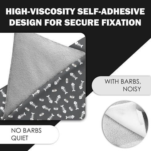 27.6"Cat (6-10 lbs) Grooming Wrap, Self Adhesive Cat Wrap for Cutting Nails, Anti-Escape Calming Cat Swaddle Wrap
