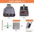 Bird Carrier Travel Cage - Small Bird Travel Cage for Parrot with Stand and Shoulder Strap (Black)