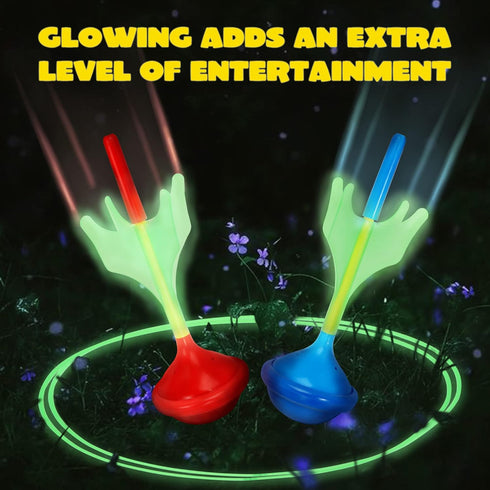 Set Set JOYIN Lawn Darts Game for Kids and Adults - Glow in The Dark Outdoor Lawn Games for Adults and Family, Soft Tip