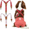 Pet Soft Dog Suspenders 2 Pieces Female Dog Diaper Suspenders for Dogs