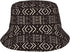 Summer African Bucket Hat | Abstract Fisherman Cap for Women Men | Beach Sun Hat for Travel Outdoor Camping