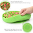 Slow Feeder Dog Bowls, Silicone Dog Bowl with Suction Cup, Dog Puzzle Feeder Interactive for Bloat Prevention, Slow Feeding Dog Bowl Pet for Large, Medium, Small Breed Dogs (Green)