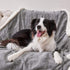 Qeils Dog Blankets for Large Dogs, Waterproof Cat Blanket, Washable Sherpa Fleece Puppy Blanket, Soft Plush Reversible