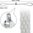 HPYGN Tricep Rope Cable Machine Attachment Set - LAT Pulldown Accessories for Home Gym Exercise
