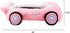 Elvis-Themed Plush Car Pet Bed for Cats - Pink with Musical Pillows