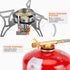 WADEO 5800W Windproof Camping Stove, Portable Gas Stove with Piezo Ignition for Outdoor Backpacking and Hiking