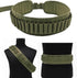 Professional Waterproof Shotshell Holder 30 Rounds Nylon Belt Case, Adjustable Shotgun Ammo Bandolier for 12 16 Gauge