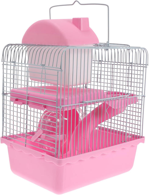 Happyyami Hamster Cage Guinea Pig Toys Hamster Rat Chinchilla Cage Accessories Chinchilla