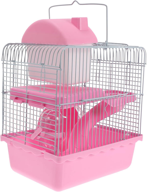 Happyyami Hamster Cage Guinea Pig Toys Hamster Rat Chinchilla Cage Accessories Chinchilla