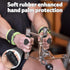 Krotour Rubber Gym Grips for Weights Training, Ergonomic Workout Grip for Weight Lifting Men Women Hand Protector Gym