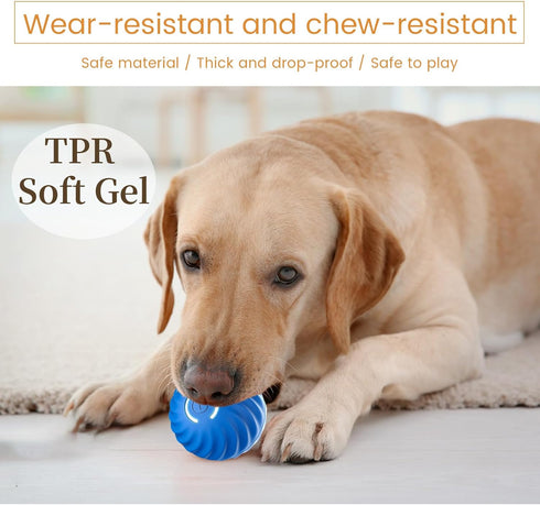 Interactive Dog Toys Dog Ball | Durable Active Rolling Ball | Automatic Moving Bouncing Toy for All Sizes