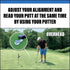 Alignment Ball Mark Putting Alignment Aid Tool - Golf Ball Marker - Rotate to Aim - Golf Gift Accessory for Men & Women