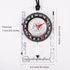 RLXMARTD 4 Pcs Outdoor Compass with Adjustable Declination,Magnifier,Ruler,Scale. Multifunctional Orienteering