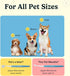 360 4-Pack Jasper Dog Toothbrush, Degree Dog Tooth Brushing Kit, Cat Toothbrush, Canine Dental Care & Teeth Cleaning