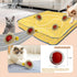 28 Inch Interactive Cat Toys for Indoor Cats, Fast Rolling Ball in Play Mat, Automatic Moving Cat Ball in Pouch