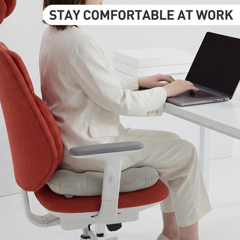 Inflatable Stadium Seat Cushion: Portable & Lightweight Airplane Seat Cushion - Ideal for Office Chairs,School