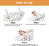 FXW Easy-Carry Straps for 8-Panel Dog Playpen, Designed for RV Trips, Orange