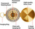 NeoLum Brass Pocket Compass with Luminous Dial, Golden Vintage Pocket Watch Style Compass, Sports Waterproof Navigation