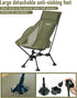 WildCall Lightweight Folding High Back Camping Chair with Head Support, Compact Beach Chair with Anti-Sinking Large