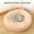 Nisrada Cat Beds for Indoor Cats, 20 Inch Dog Bed for Small Medium Large Dogs, Washable Round Pet Bed for Puppy and