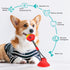 Jenilily Dog Toys Chew for Aggressive Chewers, Rope Ball Suction Cup Puppy Training Tug of War Puzzle Toy