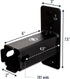 StoreYourBoard Hitch Wall Mount - Bike and Cargo Rack Hanging Garage Organizer, Holds Max 175 lbs (2 inch)