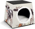 FekiLoot Fashion Dairy Cow Capsule Pet Waterproof Removable Couch Pet Bed Foldable Cat