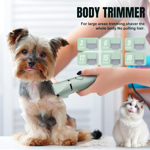 4 1 Trimmer Set Trimmer Lanumi in Dog Pet Clipper Rechargeable Paw Low Noise Nail Grinder Dog Cat Shaver for Grooming