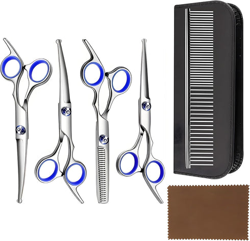 Dog Grooming Scissor, 7-in-1 Pet Grooming Scissor for Dogs, Professional Dog Grooming