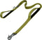 PetiFine 6FT Heavy Duty Dog Leash - Green | Soft Padded Double Handle, Durable Clasp | Reflective Nylon Lead for All