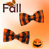 Fall Dog Collar with Bow Tie by Lionheart glory, Adjustable Halloween Dog Collar for Small Dogs